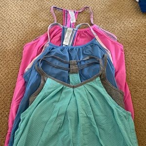 Bundle of 3 Lululemon Ivivva Racerback Workout Tops